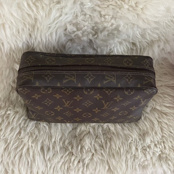 Authentic LOUIS VUITTON Trousse 28 Large Cosmetic Case Clutch - Picture 3 of 11